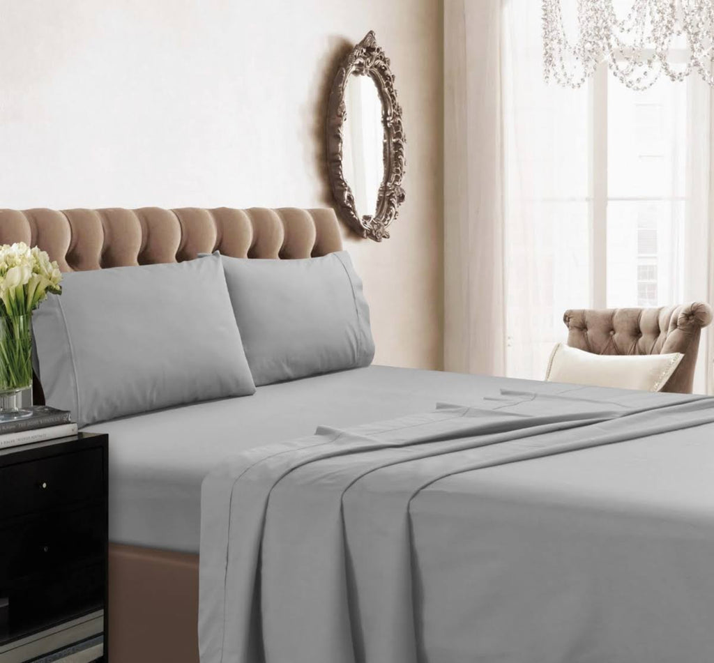 Light/Pastel Purple Percale Extra Deep Pocket Sheet Set E544