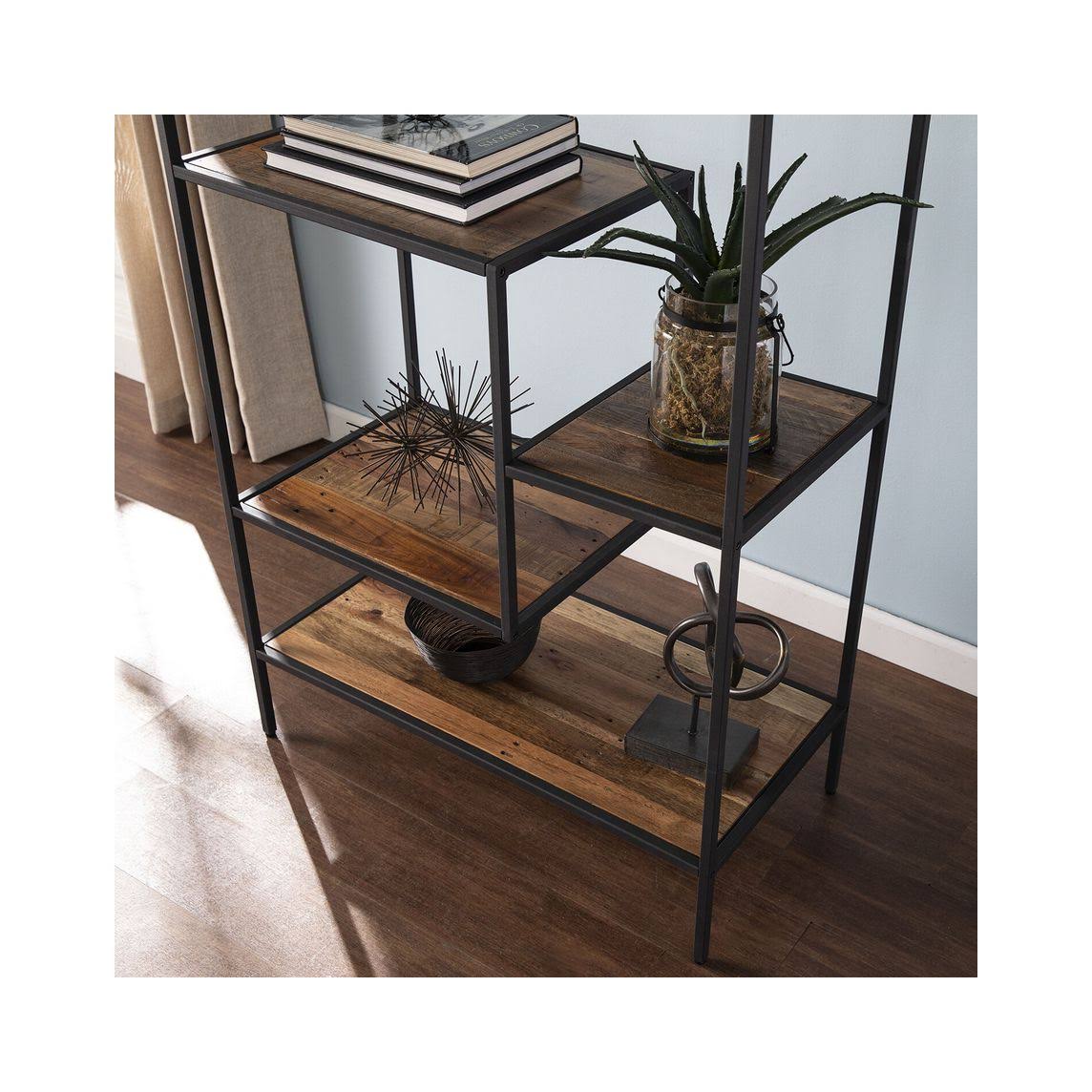 Natural and Gray Etagere V39719
