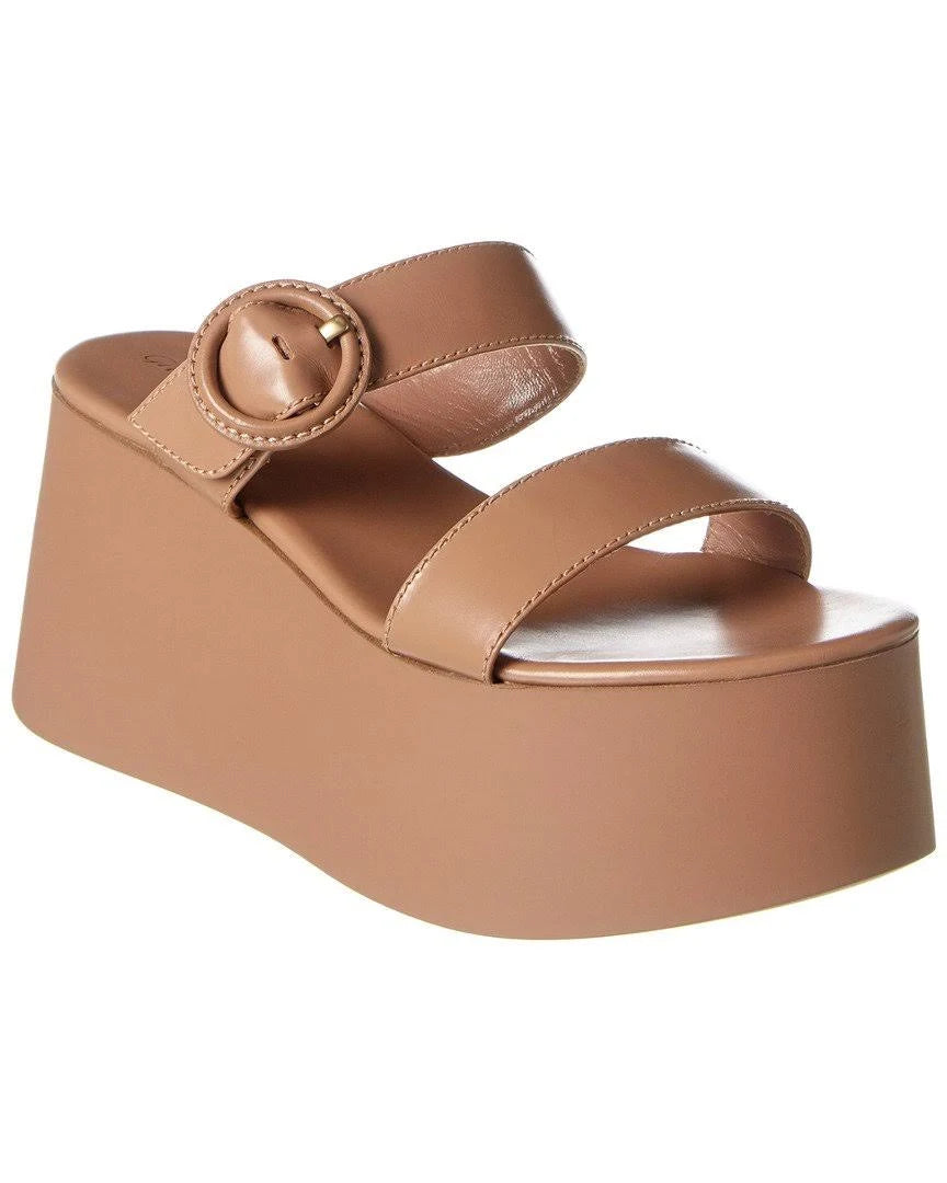 Brown Suede Pumps H5954