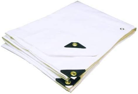 Extra Heavy Duty 3-Ply Coated Reinforced Tarp, 6 oz, 20’x40’ Y4079