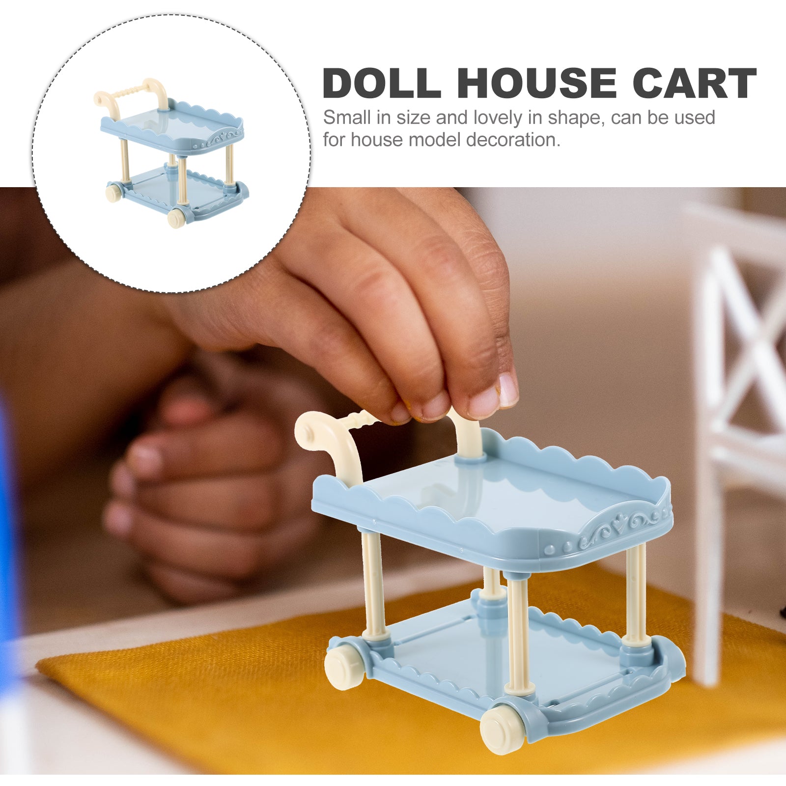 Miniature Kitchen Cart Dollies H862