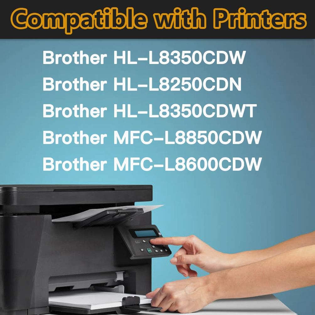 Compatible Toner Cartridges for Brother Printers (2X BK/C/M/Y, 5-Pack) P46040