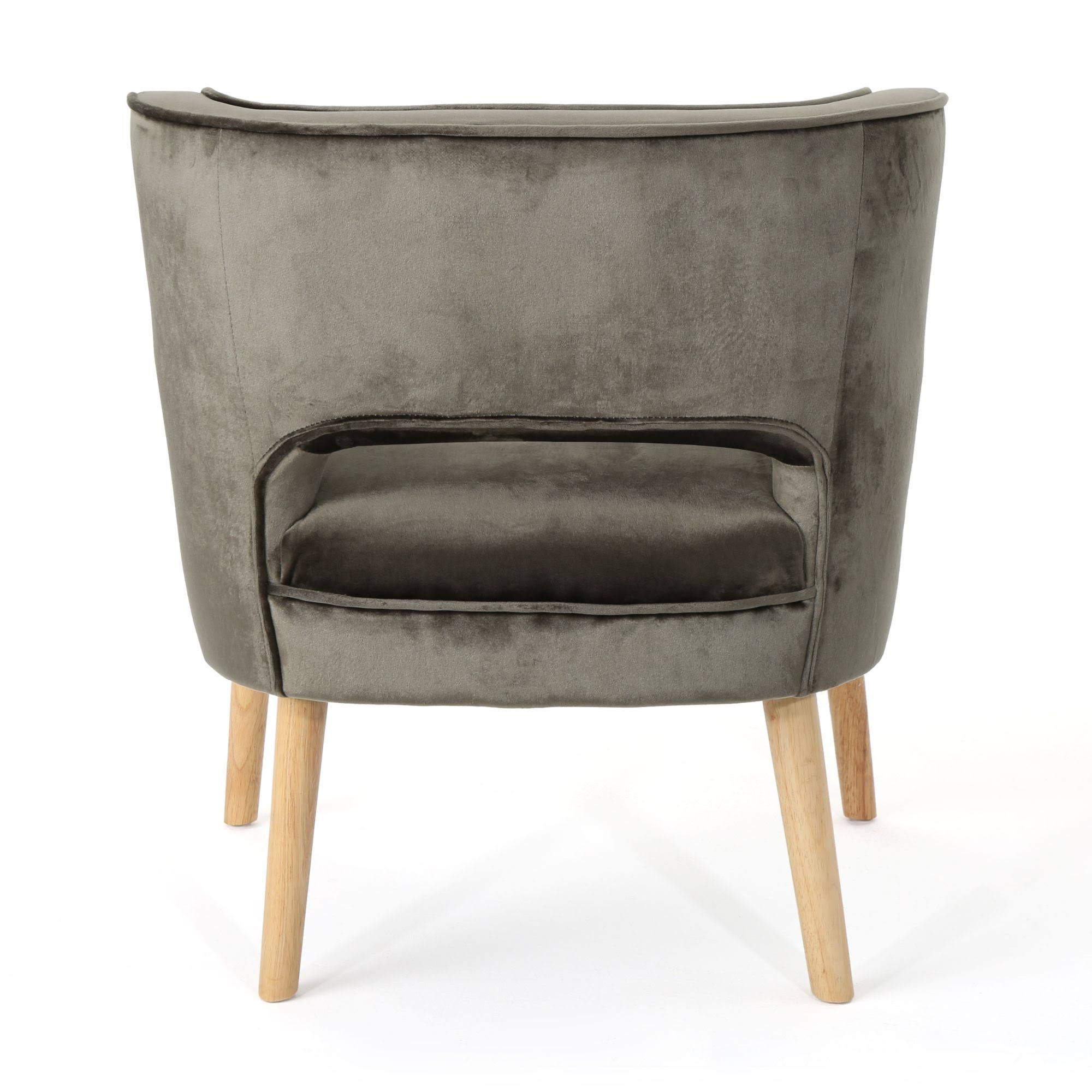 Gray and Beige Contemporary Accent Chair V716793