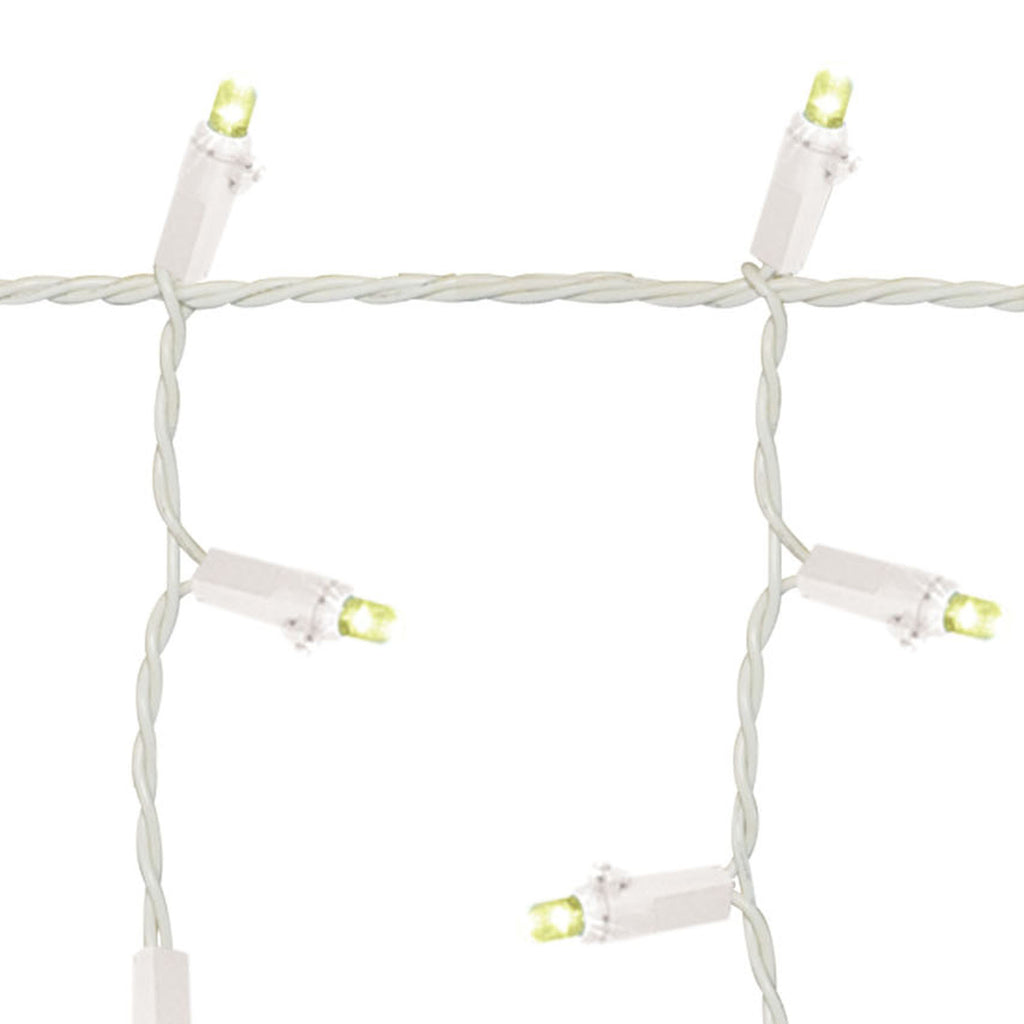 500-Count Warm White LED Dome Icicle Christmas Lights C3886