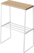 White Narrow Room End Tables Q10520