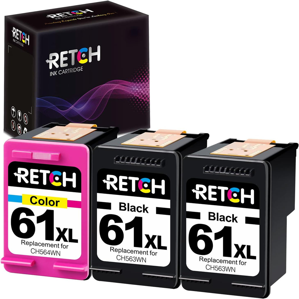 Remanufactured Ink Cartridges Combo Pack (2 Black + 1 Tri-Color) M60446