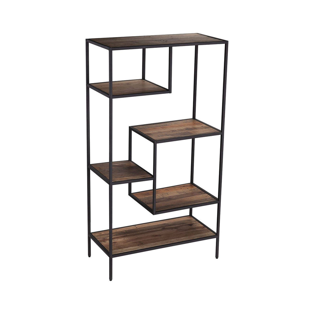 Natural and Gray Etagere V39719