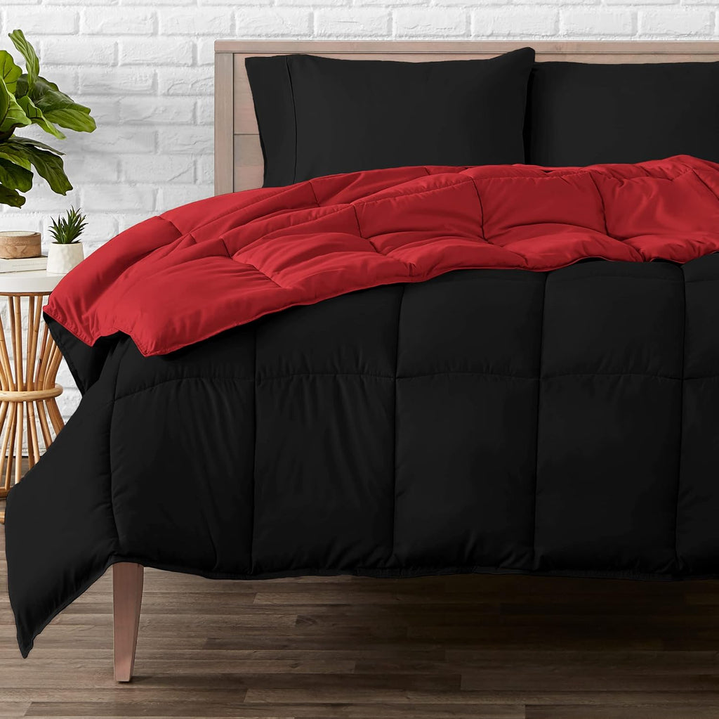 King/California King Comforter, Black/Grey N530