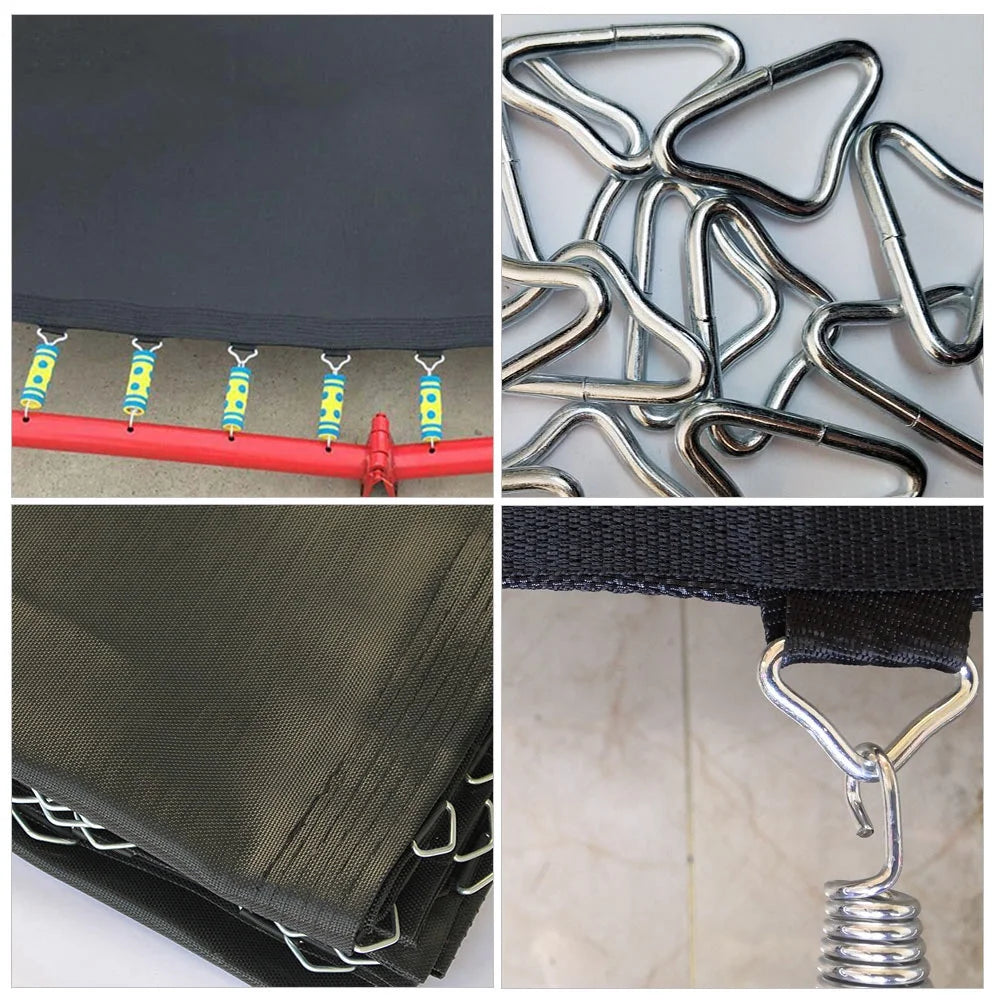 20pcs Trampoline Bungee Bed Mesh Cloth Buckle Triangle Ring Parts T288