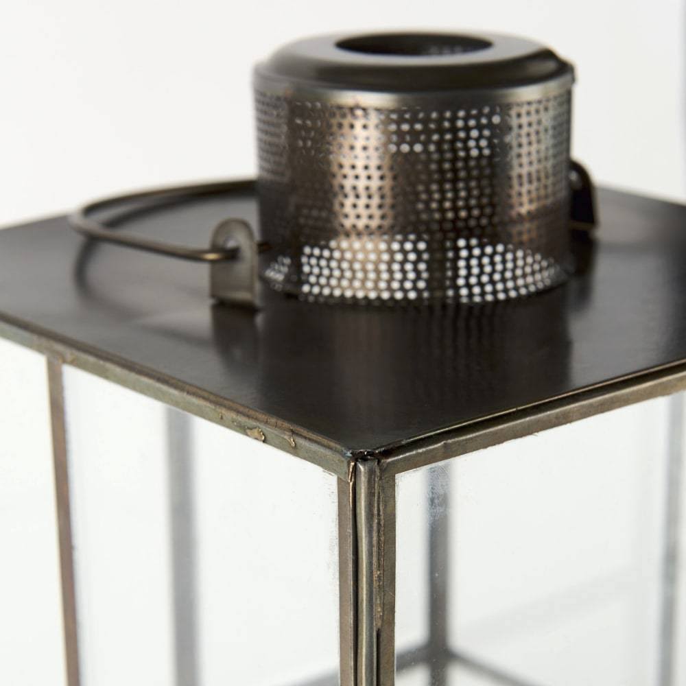 Gold Glass Lantern I23314