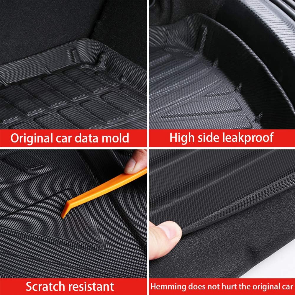 Black Pack of 2 Heavy Duty Rubber Cargo Liner U61465