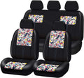 Butterfly Leather Car Seat Covers Full Set (Dark Blue) G33790