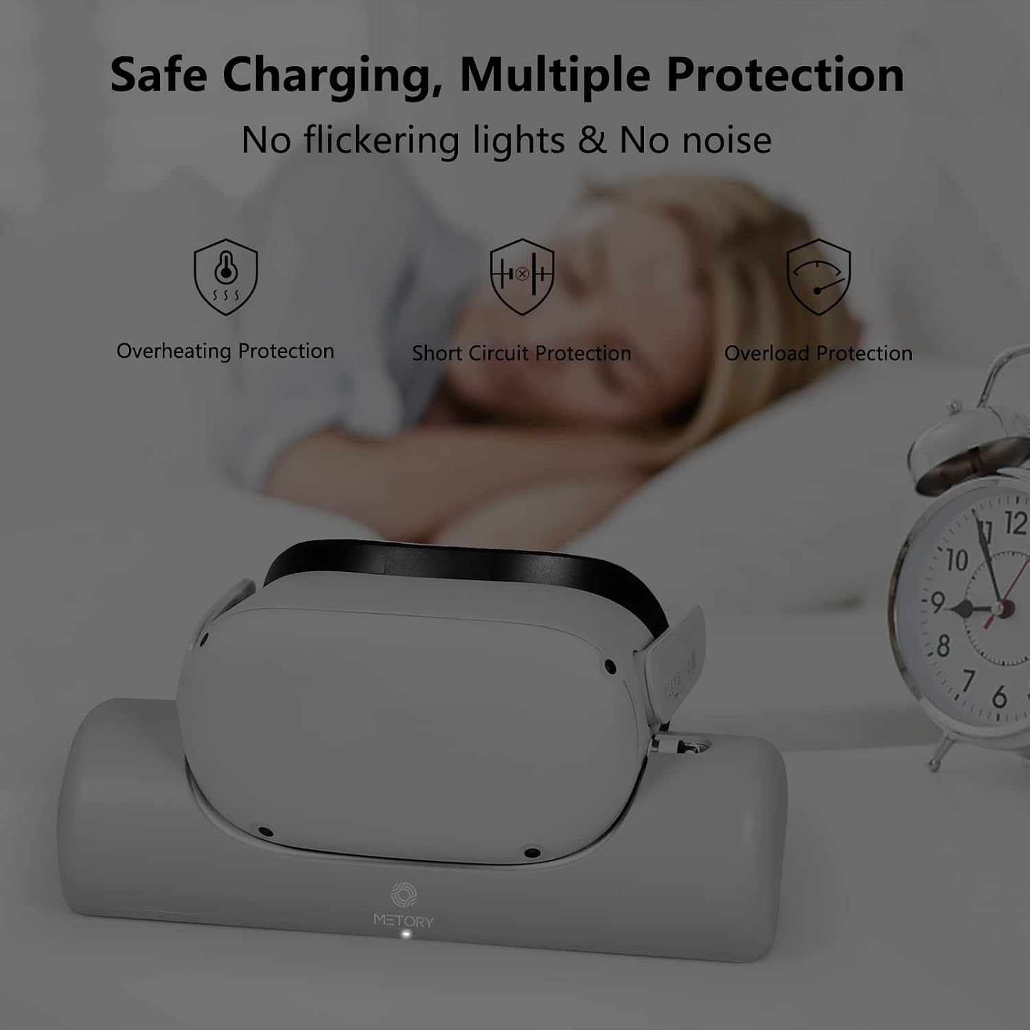 Charging Dock with Magnetic Connector & USB C Charging Cable, Pack of 2 U4443