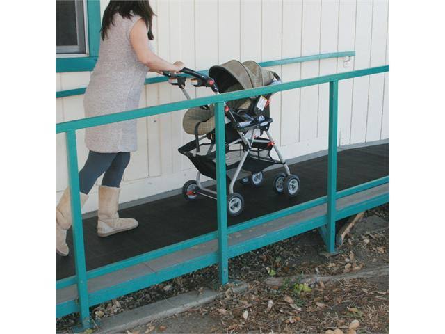 Non-Slip Outdoor Rubber Floor Mat, Black X7599