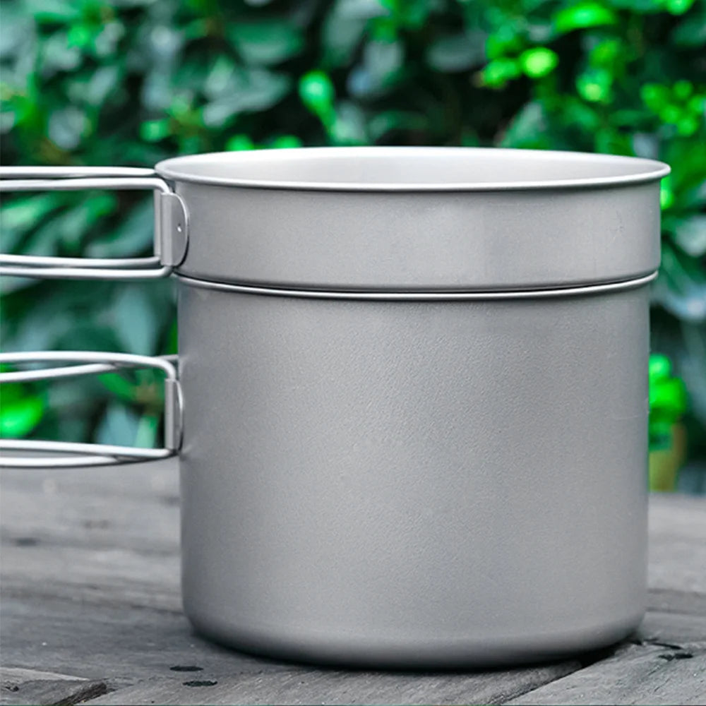 1100ML / 1600ML Folding Handle Pot Pan Set A6068