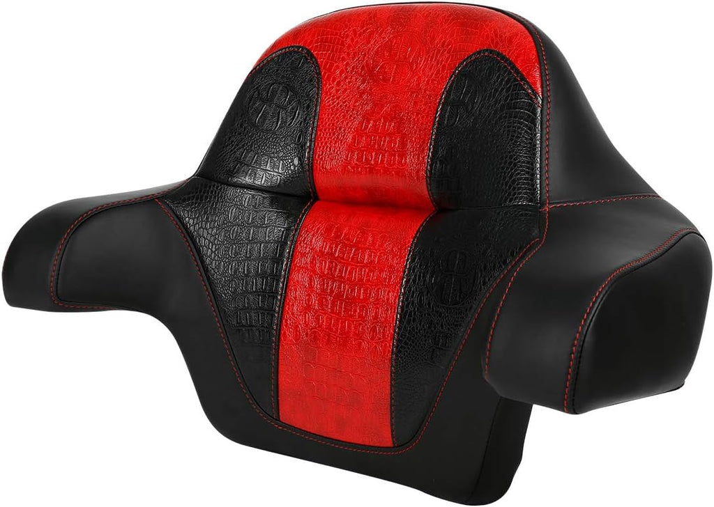 Chopped Tour Pack Trunk Wrap Backrest Pad Fit For Harley Road King Street Glide 2014-2022 N938