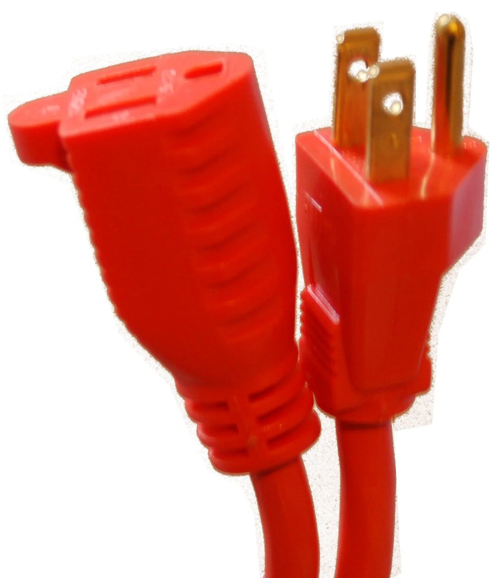 16/3 50' Orange Vinyl Outdoor Extension Cord Q937079