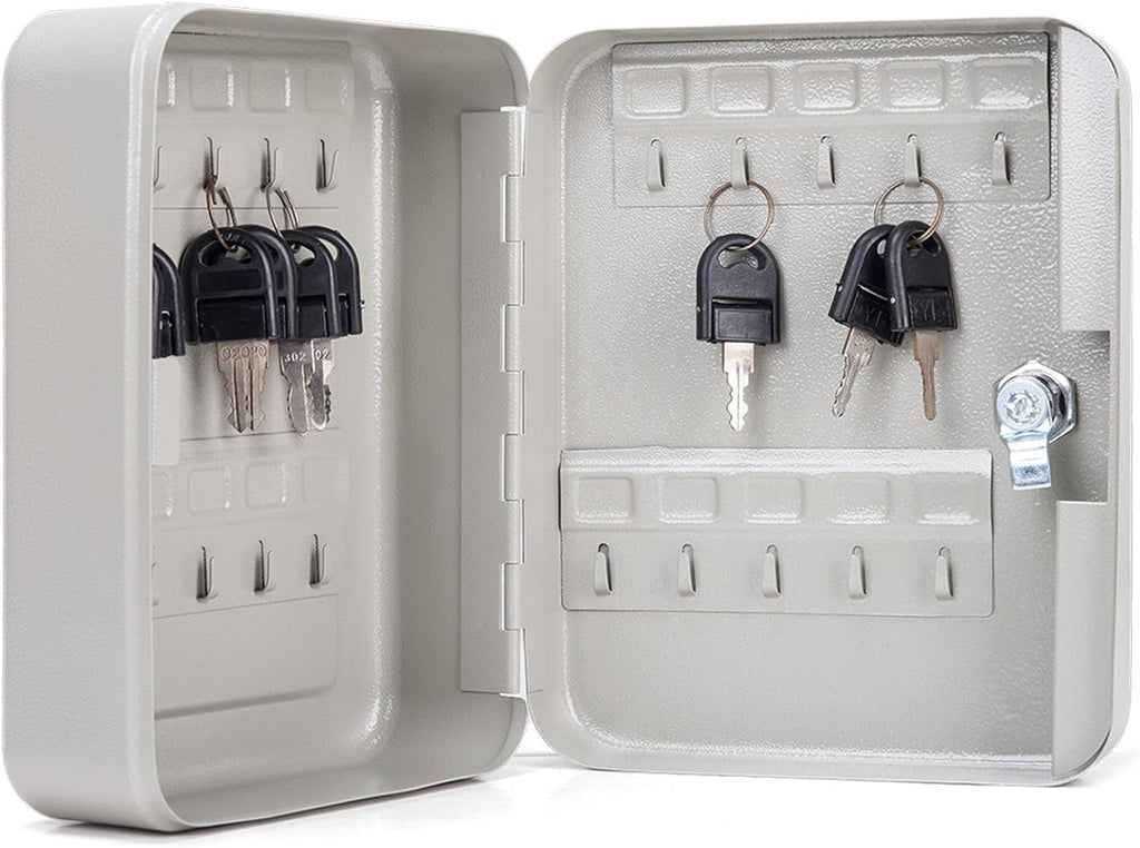 Carbon Steel Key Cabinet Storage Box with Mechanical Lock (20 Keys) I4655