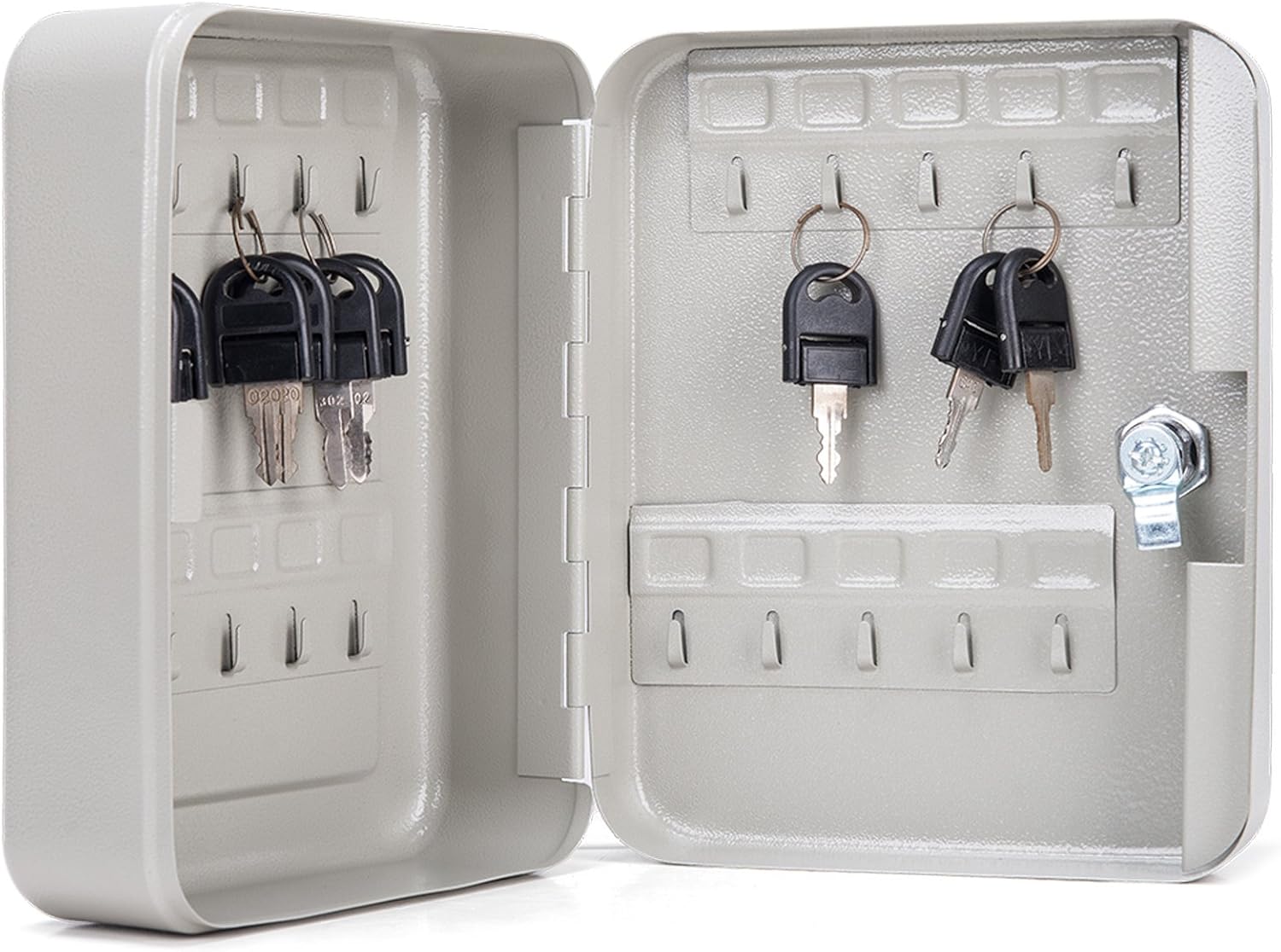 Carbon Steel Key Cabinet Storage Box with Mechanical Lock (20 Keys) I4655