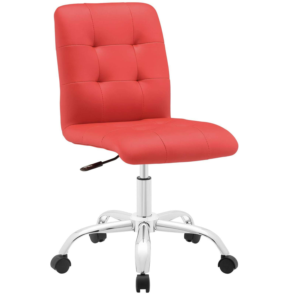 White Mid Back Office Chair O329369