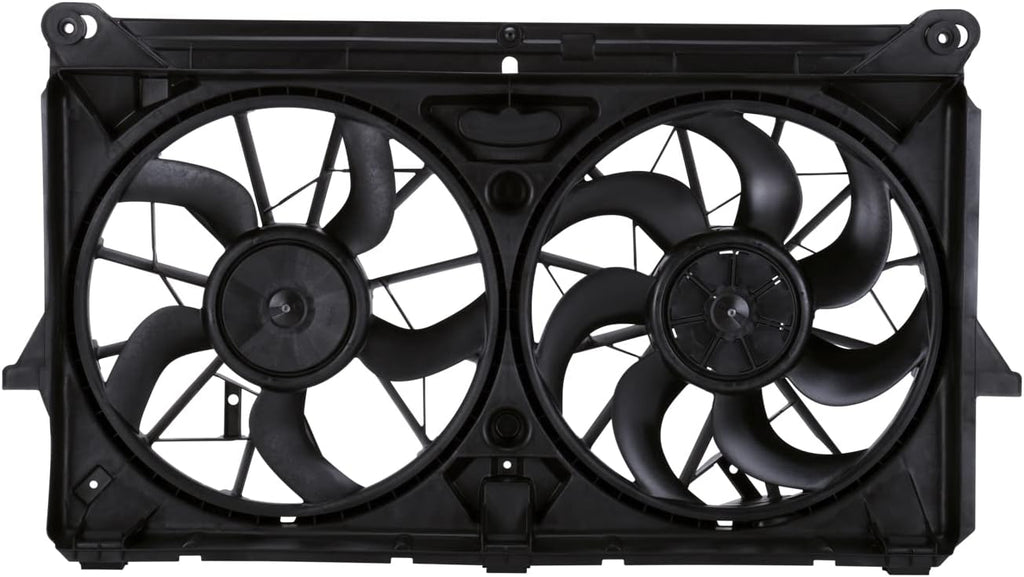 Cooling Fan Assembly for 2005-2007 Chevrolet Silverado, Black X323