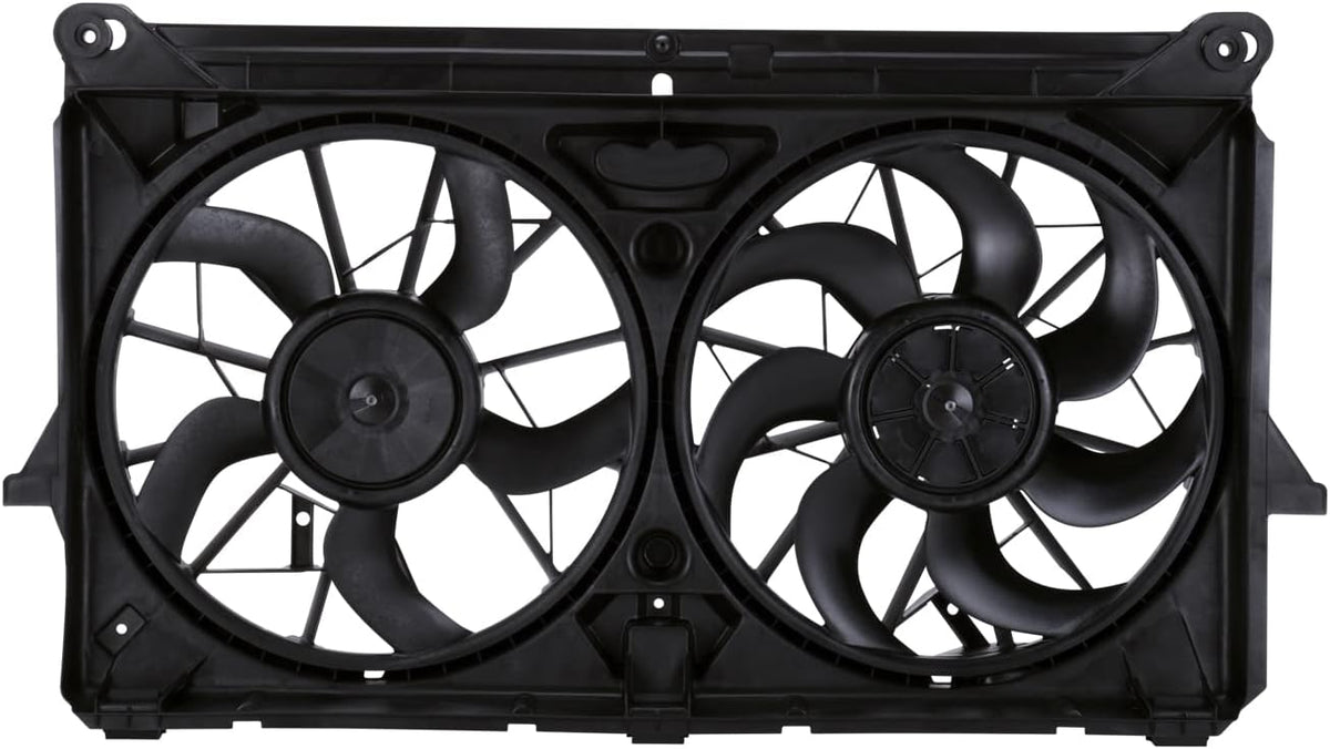 Cooling Fan Assembly for 2005-2007 Chevrolet Silverado, Black X323
