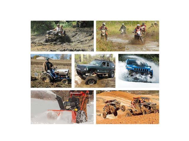 Black Off Road Traction Tracks M5871
