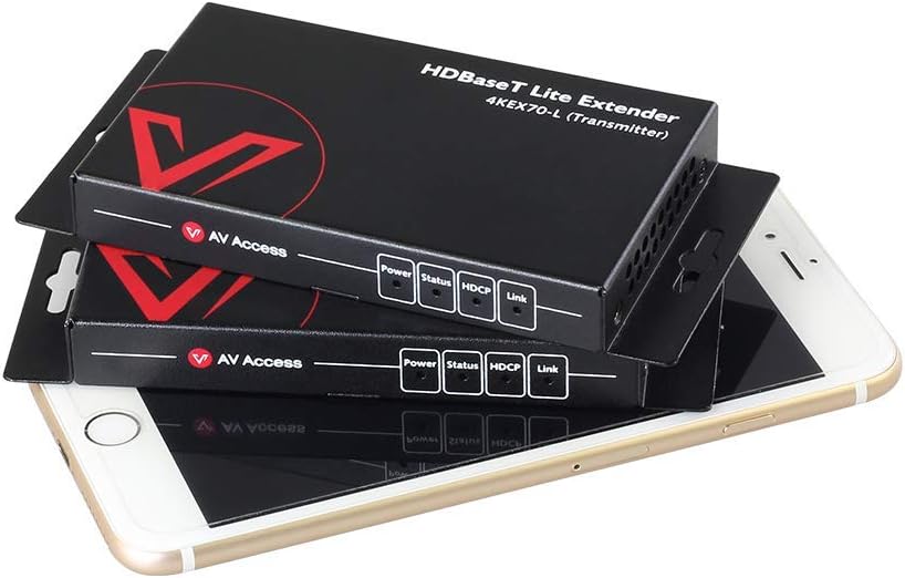 HDBaseT HDMI Extender Over Single Cat5e/6a/Cat7 Ethernet 4K@60Hz 130ft, PoE IR RS232 HDCP2.2, HDR, CEC, EDID N79961