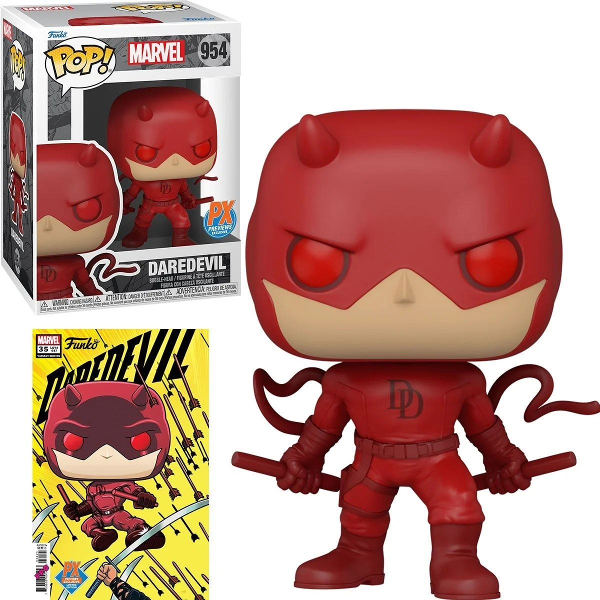 Vinyl Figure with Variant Comic P58797