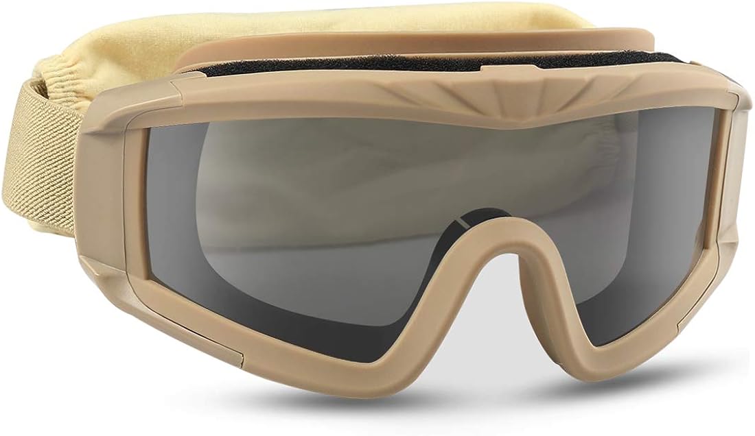 Pack of 2 Anti Fog Tactical Safety Goggles B958