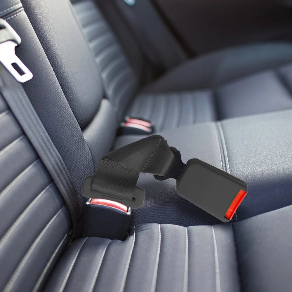 Black 7 Inch Seat Belt Extender Q66387