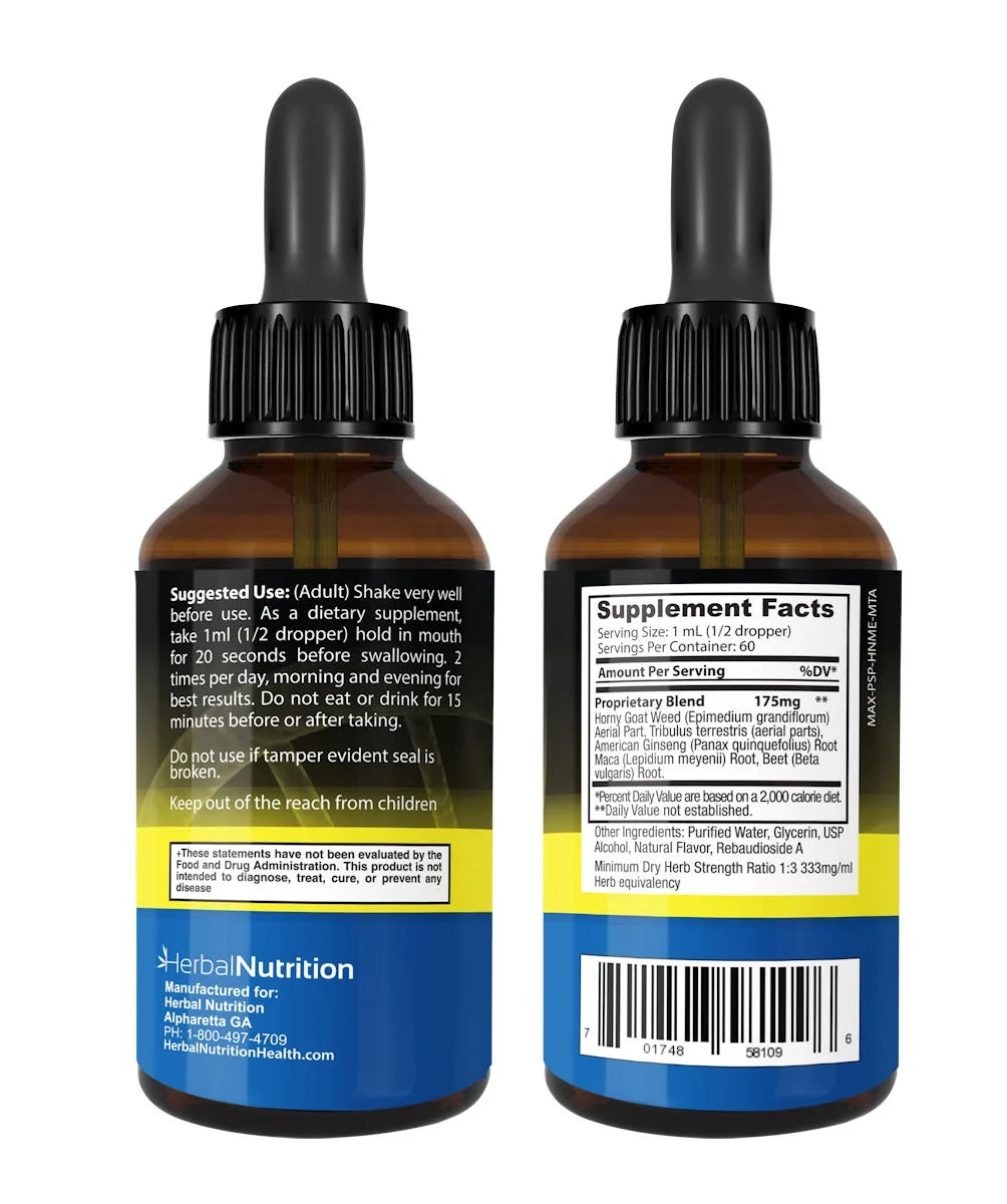 Muscle Force Max Strength & Endurance Drops 175mg D1056