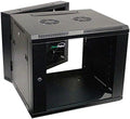 9U Wall-Mount Network Cabinet Enclosure with Glass Front Door H941