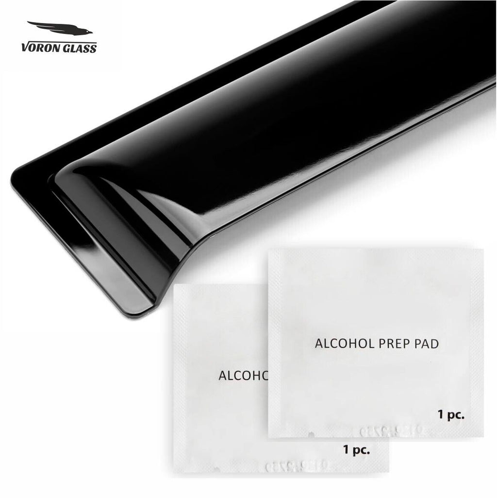 Glass Tape-on Rain Guards for Toyota Corolla Sedan, 4 Pieces S668