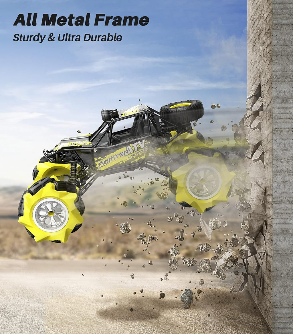 1:16 Metal Drift RC Car 4WD 2.4Ghz Monster Truck with Two Rechargeable Batteries M213