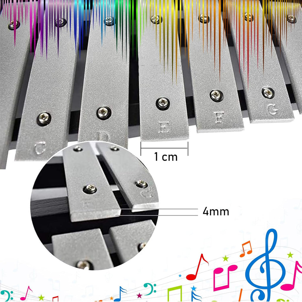 30 Notes Glockenspiel Kit Xylophone Bell with Carrying Bag Z491