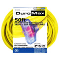 50-Foot 10 Gauge Triple Tap Extension Power Cord E8741