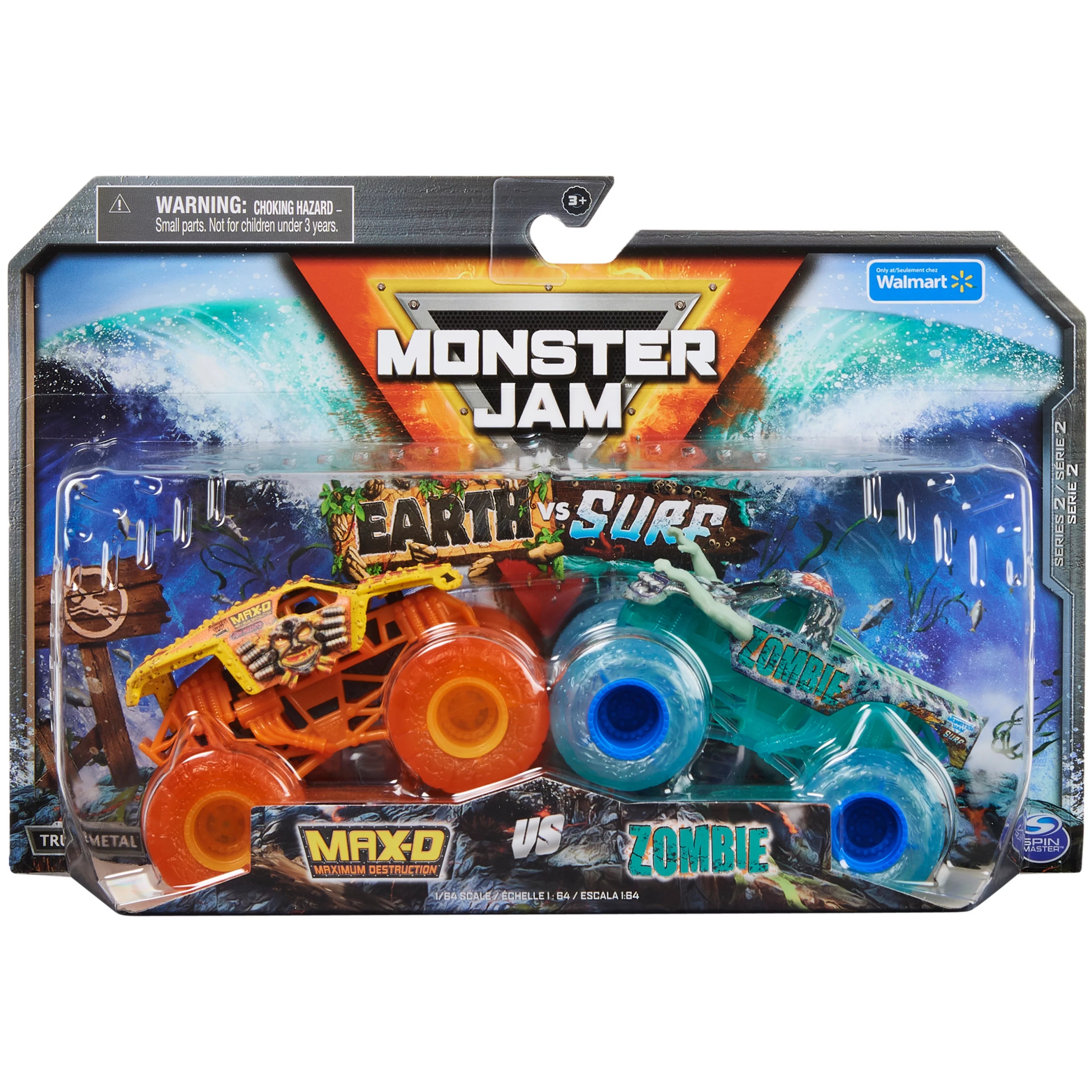 1:64 Scale Die-Cast Monster Trucks Y639458