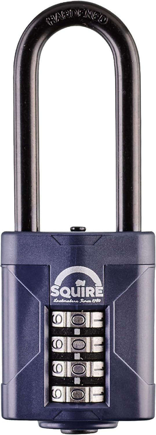 Blue 60 mm Alloy Steel 5 Wheel Combination Padlock, Pack of 2 O475193