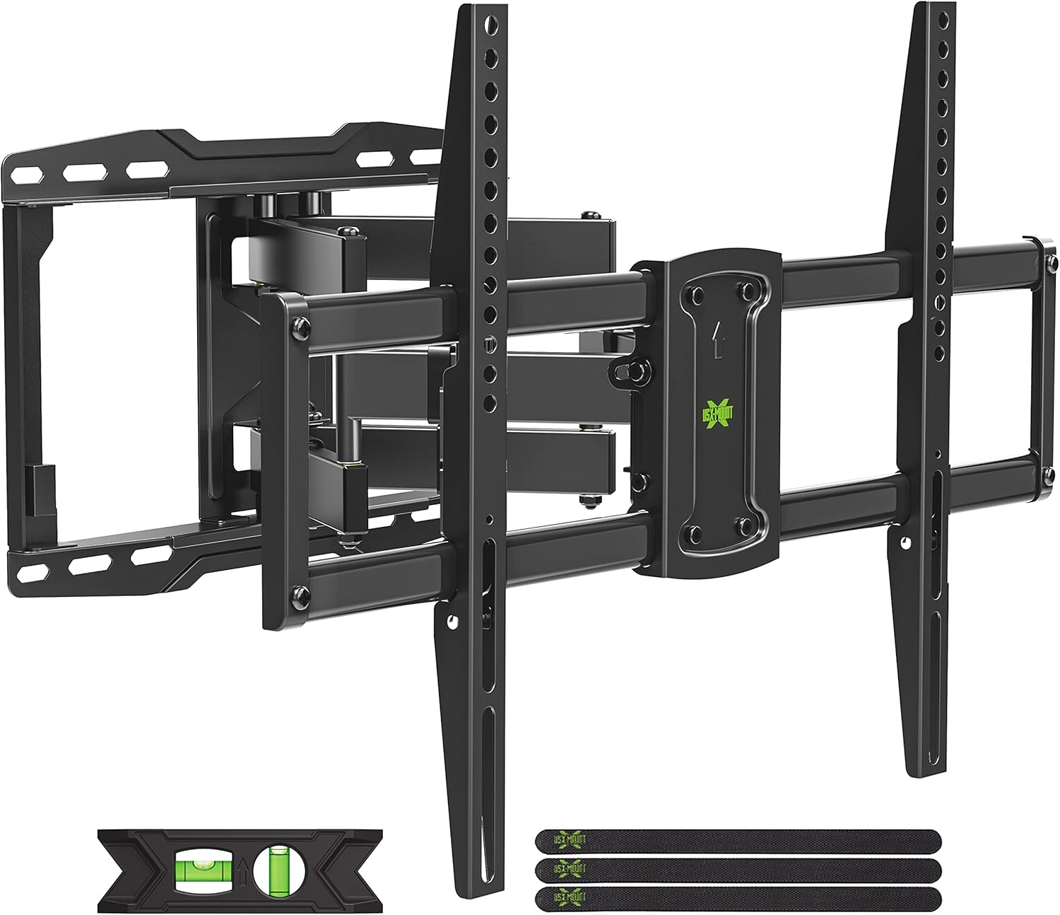 Full Motion TV Wall Mount for 37-75 inch TV, Up to 132lbs, Dual Articulating Arms, Max VESA 600x400mm, Pack of 2 X864