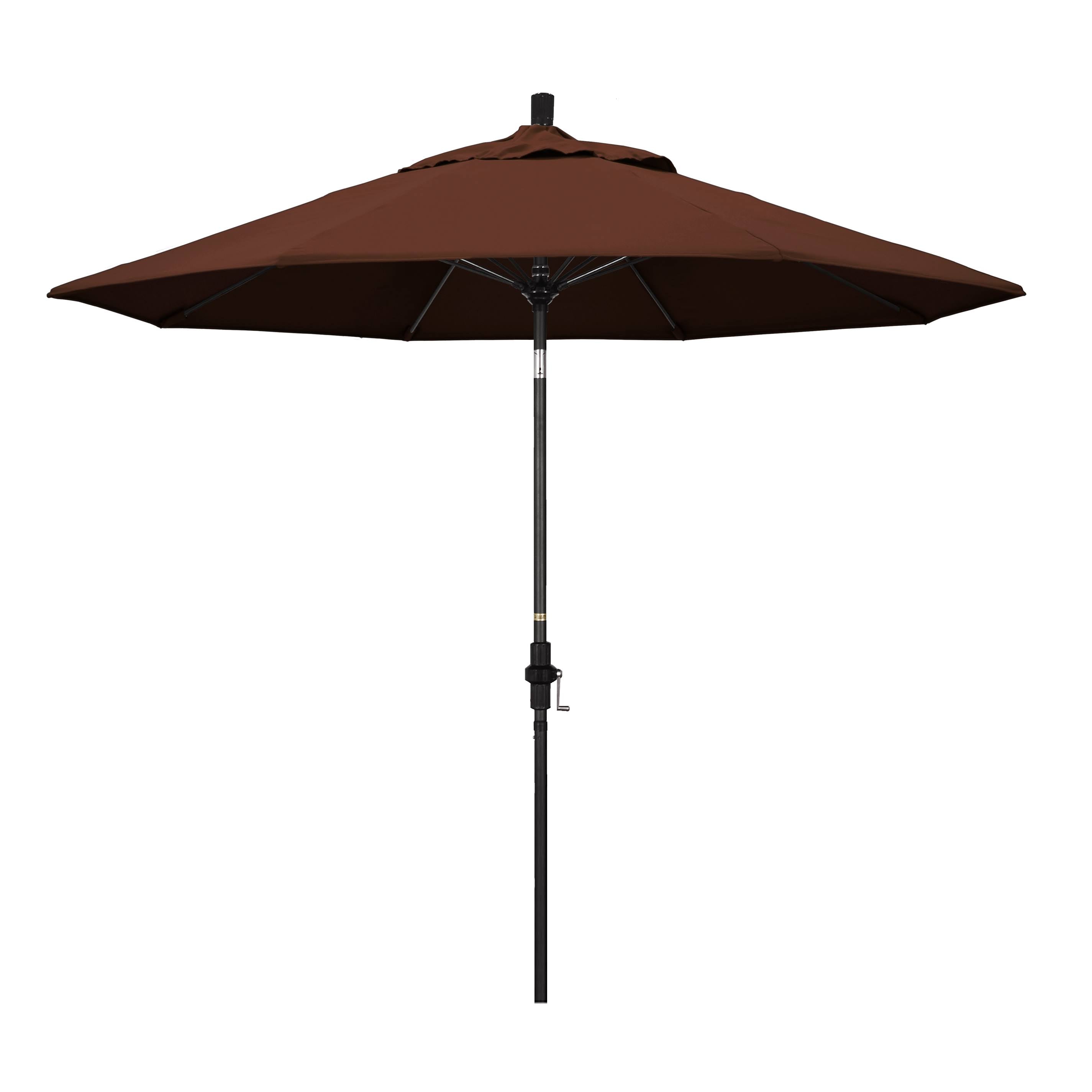 9 ft. Fiberglass Market Umbrella Collar Tilt Black V555