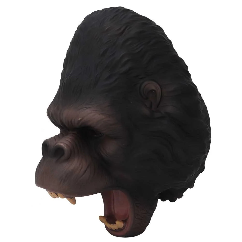 Realistic Plastic Orangutan Head Hand Toy T76344