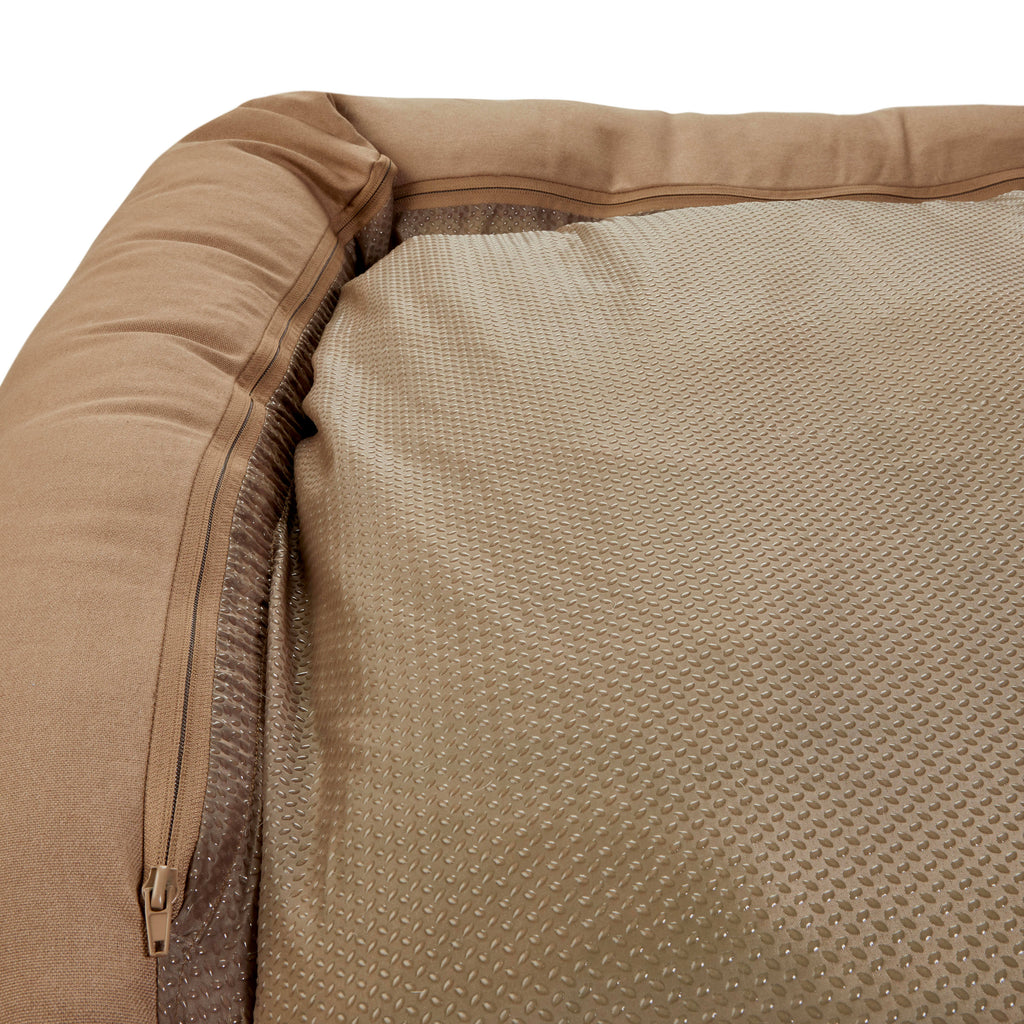 12.5 lb Khaki Canvas Dog Bed K124164