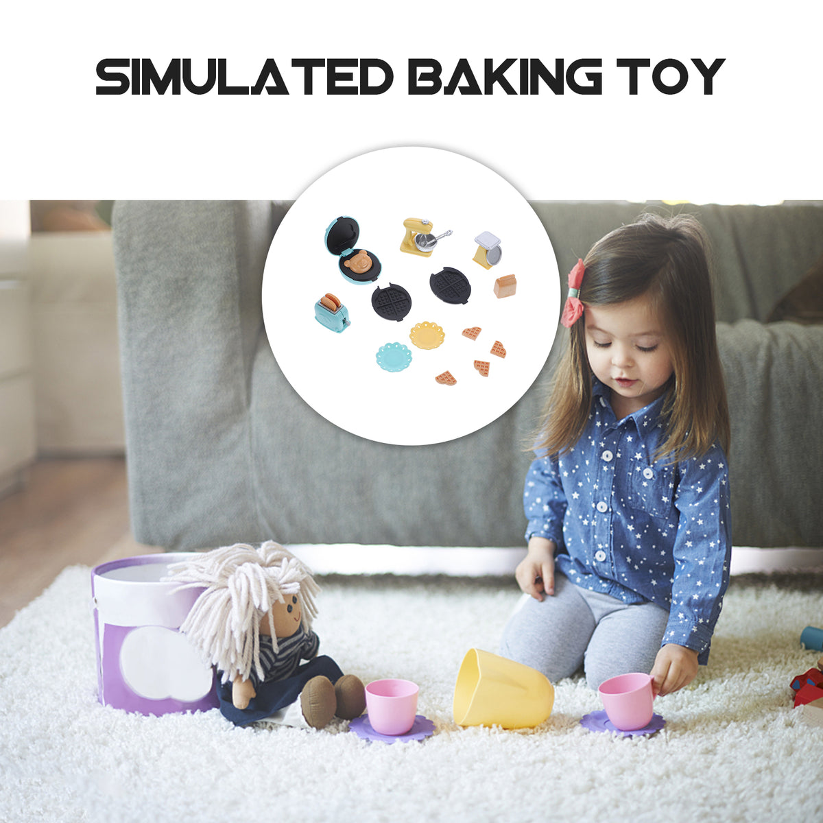 Miniature Baking Props Plastic Dollhouse Accessories D379868