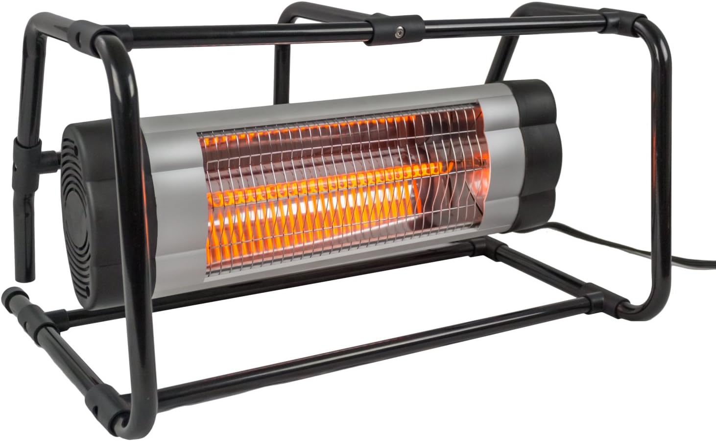 Black 1500 Watts Electric Heater with Ground Cage Y637