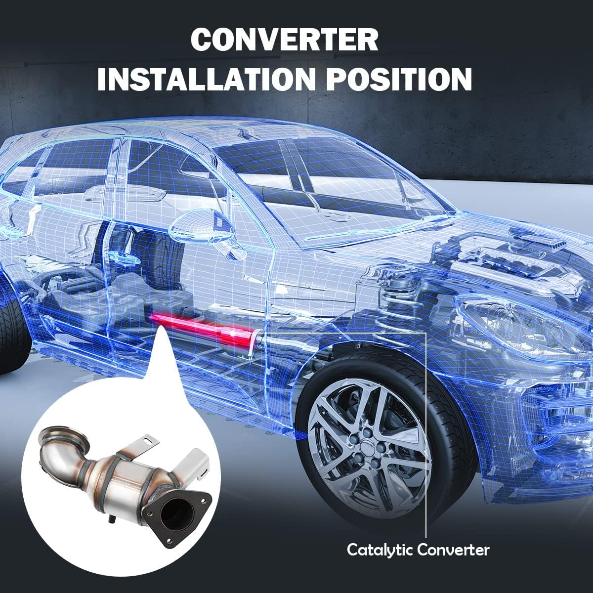 Front Catalytic Converter for 2011-2016 Chevrolet Cruze Trax Sonic 1.4L G5766