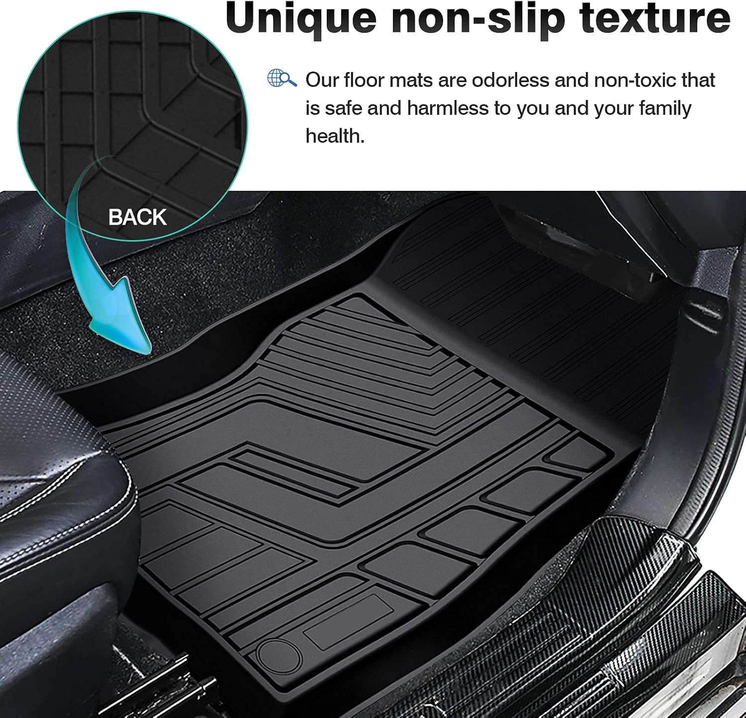 TPE All-Weather Car Floor Mats Full Set M56375