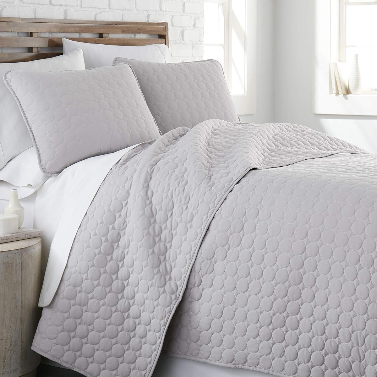 Aqua Oversized Quilt Cover Set with 2 Shams X416