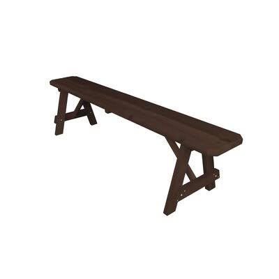 Walnut Stain Wood Bench U90412