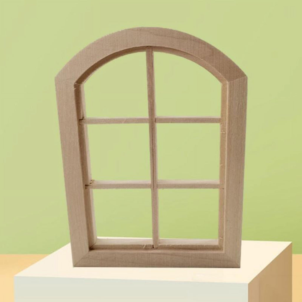 Birch Dollhouse Windows Model Toy J656508